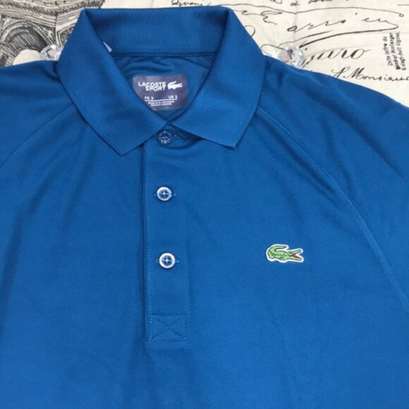 Lacoste Short Sleeve Ribbed Collar Polo Shirt - Picture 3 of 7